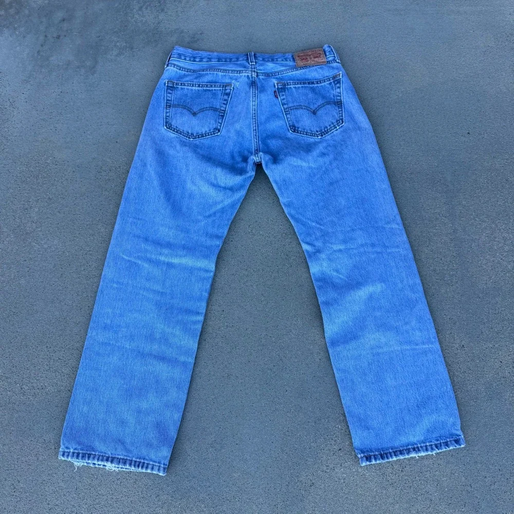 Levi's 505 Mens Jeans 34x30‎ Medium Wash Relaxed Fit Denim 100% Cotton